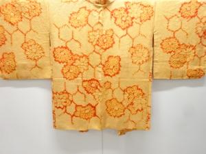 未使用品　本総絞り　亀甲に花模様絵羽織